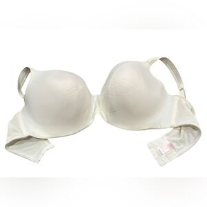 Cacique Lined Full Coverage Underwire White Supportive Bra 42DDD